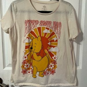 Disney Winnie the Pooh Keep Smiling Happy XXL Top Tshirt XXL Like new